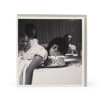 Birthday Cake Girl Card