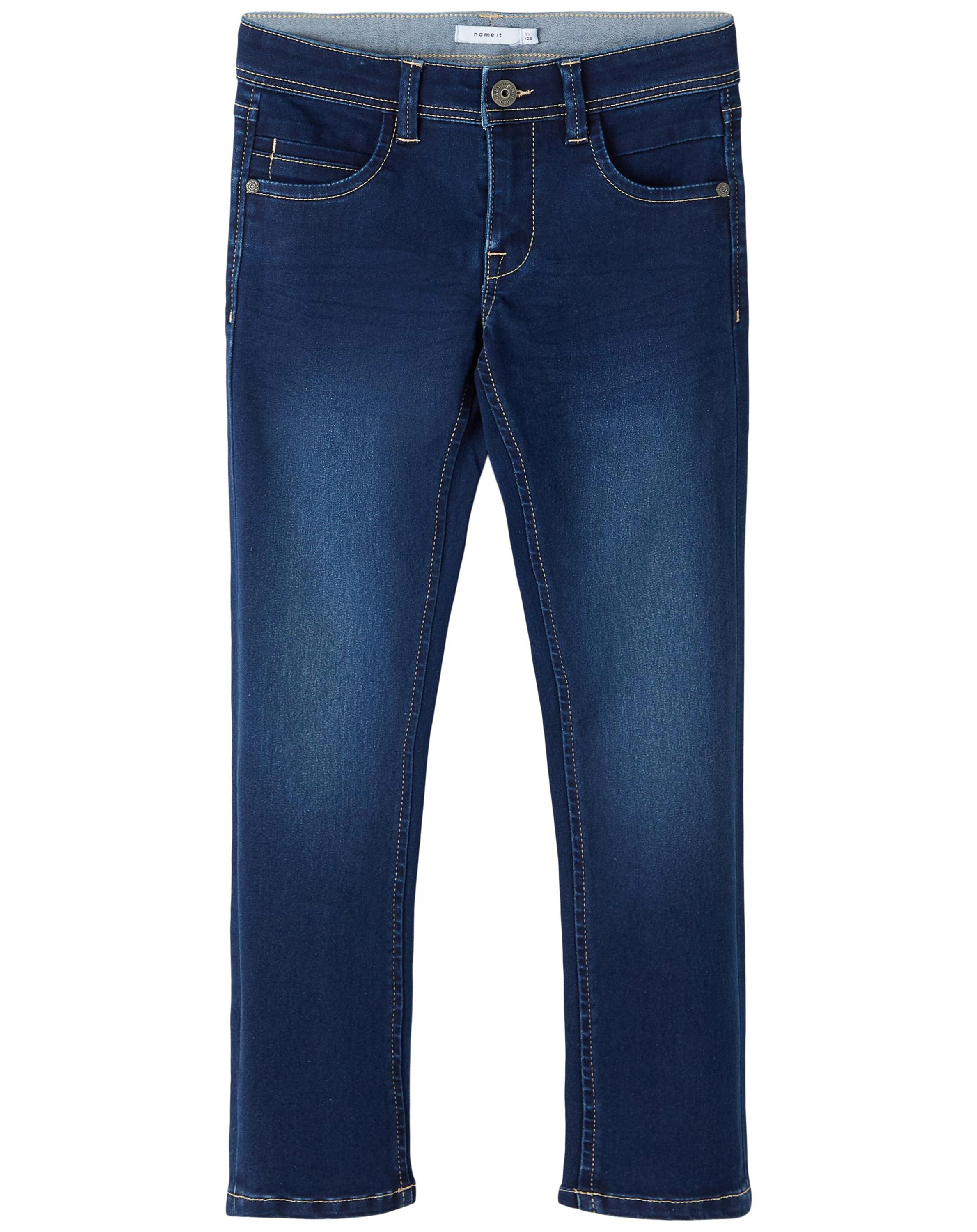 Jeanshose NKMSILAS XSLIM in dark blue denim
