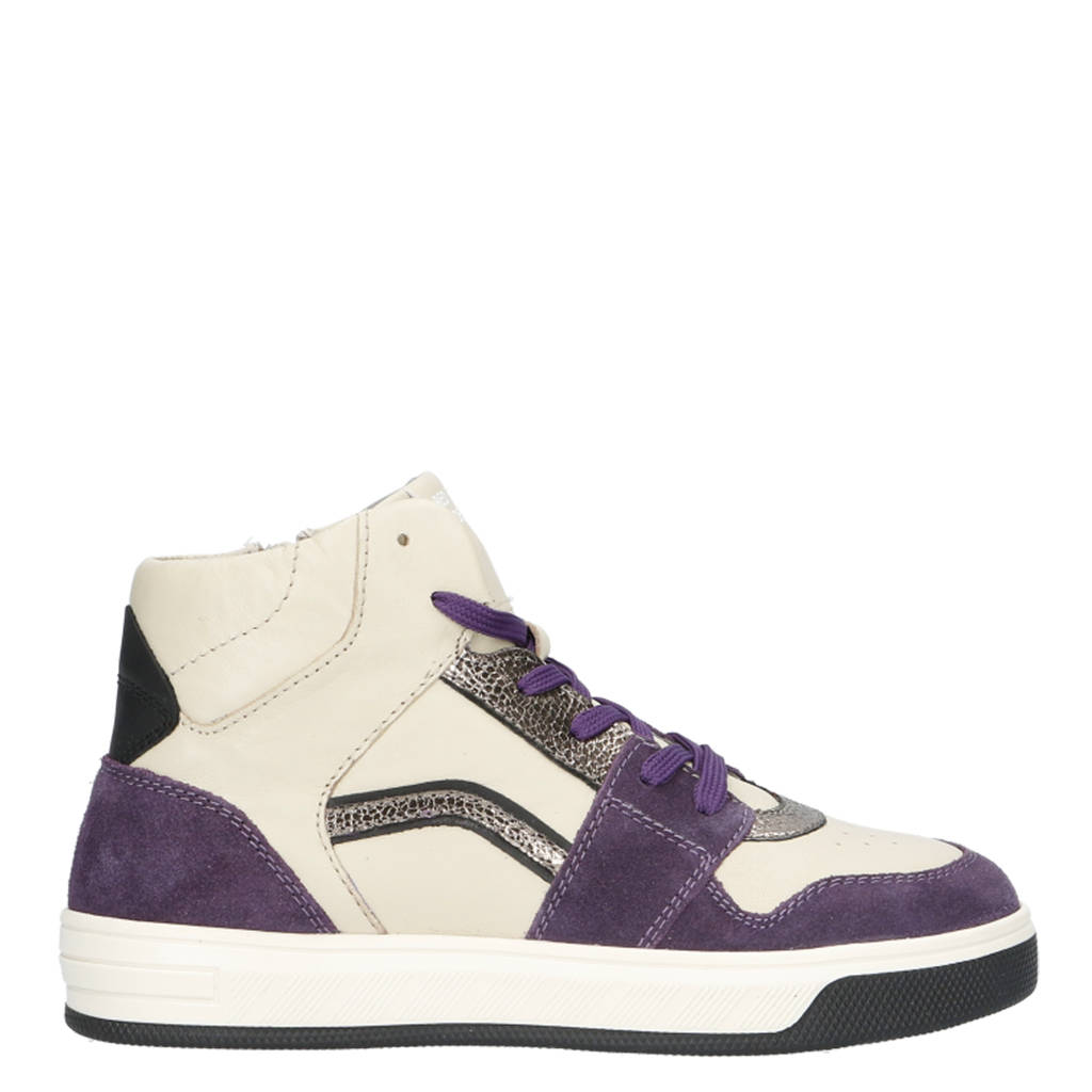 Red Code leren sneakers paars