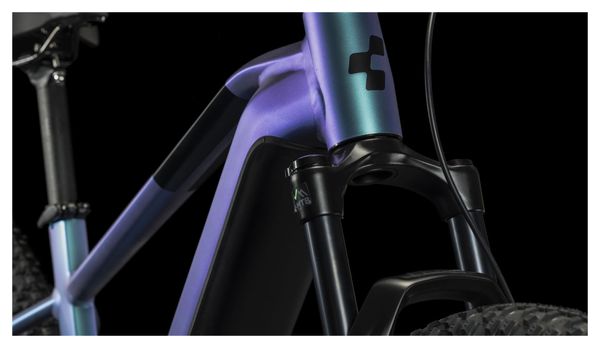 VTT Électrique Semi-Rigide Cube Reaction Hybrid Race 625 Shimano Deore/XT 12V 625 Wh 29'' Bleu Violet Switch