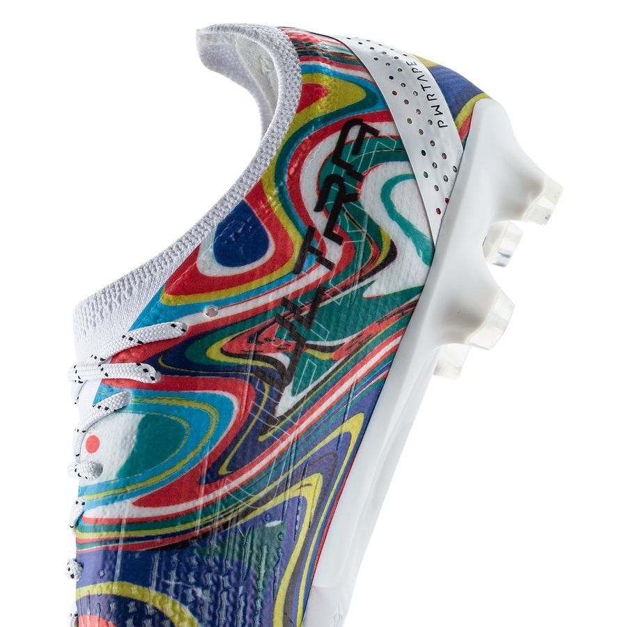 PUMA X Unisport Ultra Ultimate FG/AG Flags of the World - Blanc/Noir/Rouge/Vert ÉDITION LIMITÉE