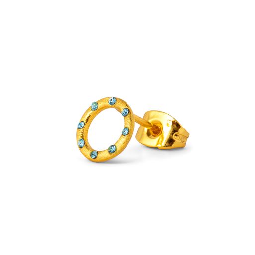 LULU Copenhagen OMG Ørering, Guld/Blå