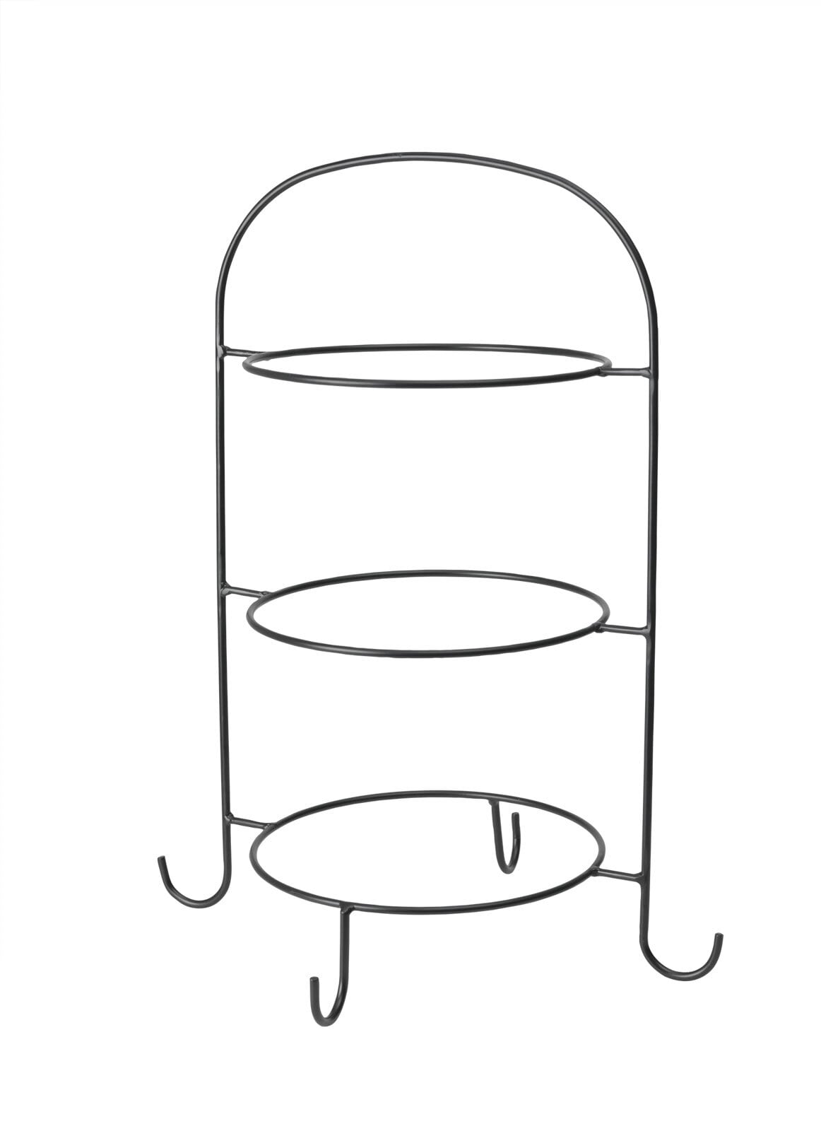 casaNOVA Etagere 50 cm schwarz