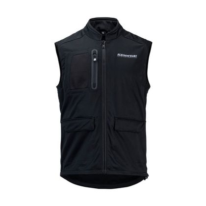 Veste enduro Kenny BODYWARMER FULL BLACK 2024 - Noir