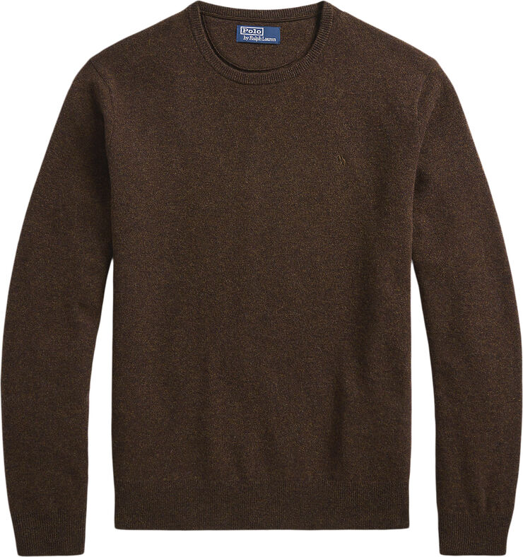 Polo Ralph Lauren 2/27 MERINO RWS-LS CN PP Dark chestnut heather