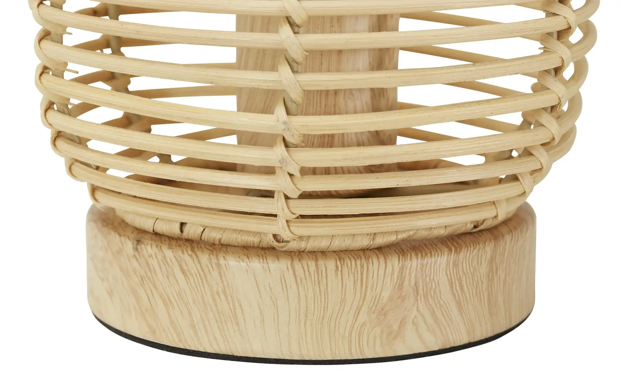 KHG Rattan-Tischleuchte, 1-flammig `Klein´