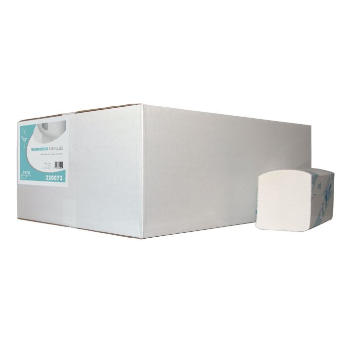Handdoek papier 220073 32x22cm interfold cellulose 3laags 2500stuks (220073)