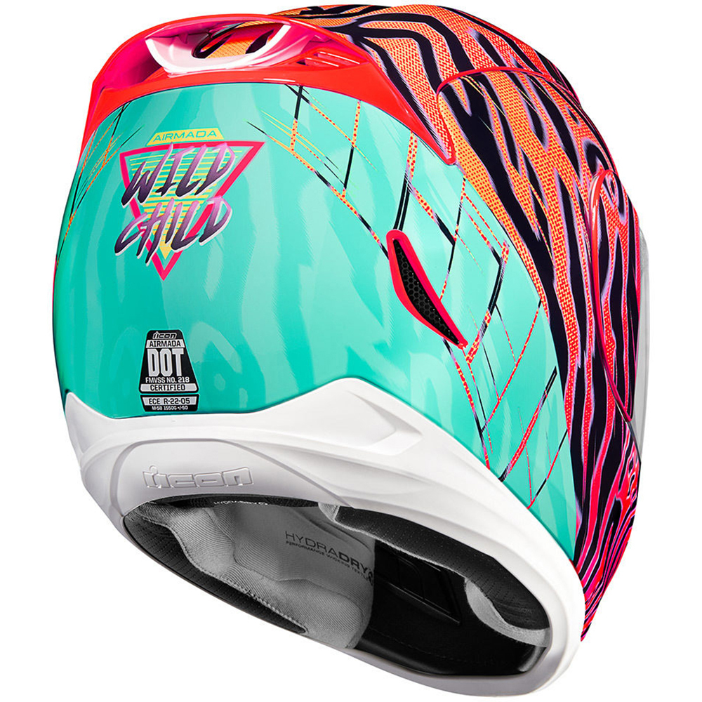 Icon - Casque Airmada Wildchild Orange / Noir / Bleu