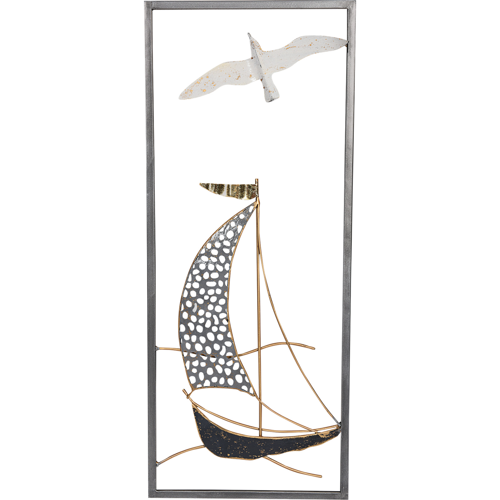 Wandbild Schiff 25 x 61 cm