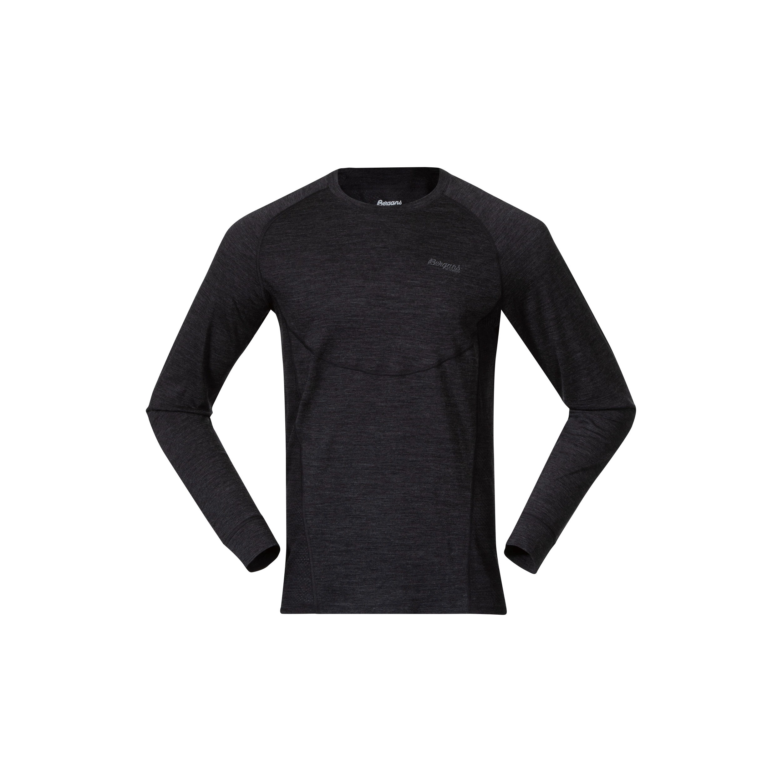 Inner:Light Long Sleeve Solid Charcoal