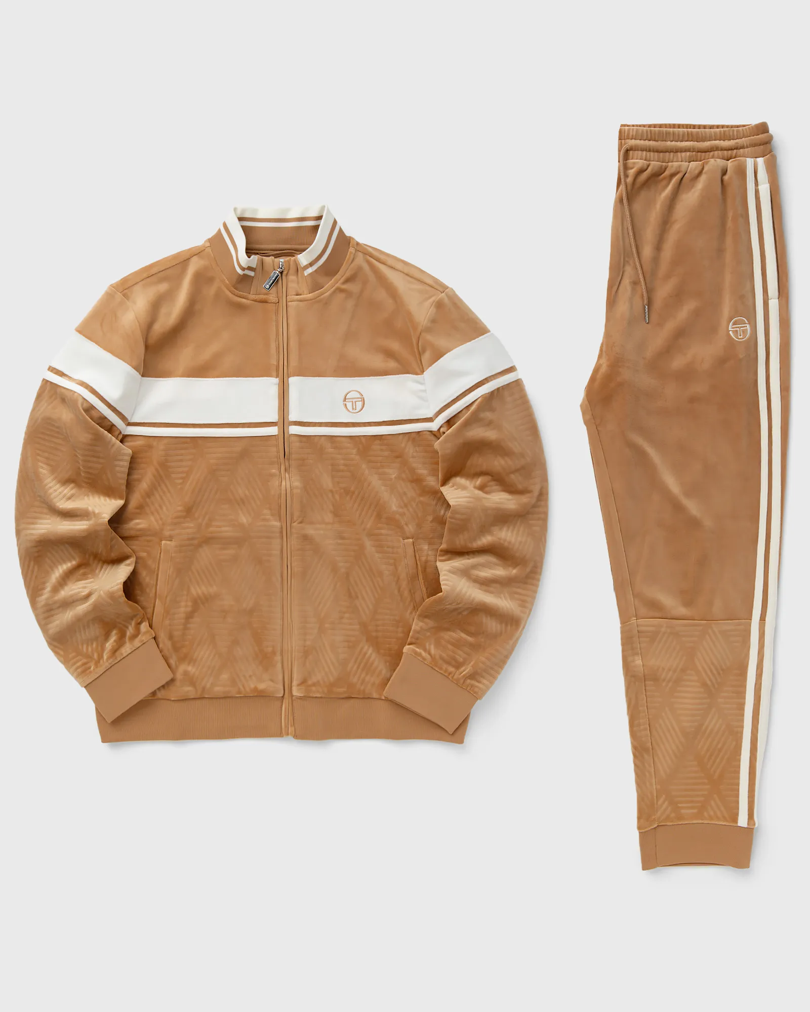 Sergio Tacchini DEBOSSED DAMARINDO VELOUR TRACKSUIT