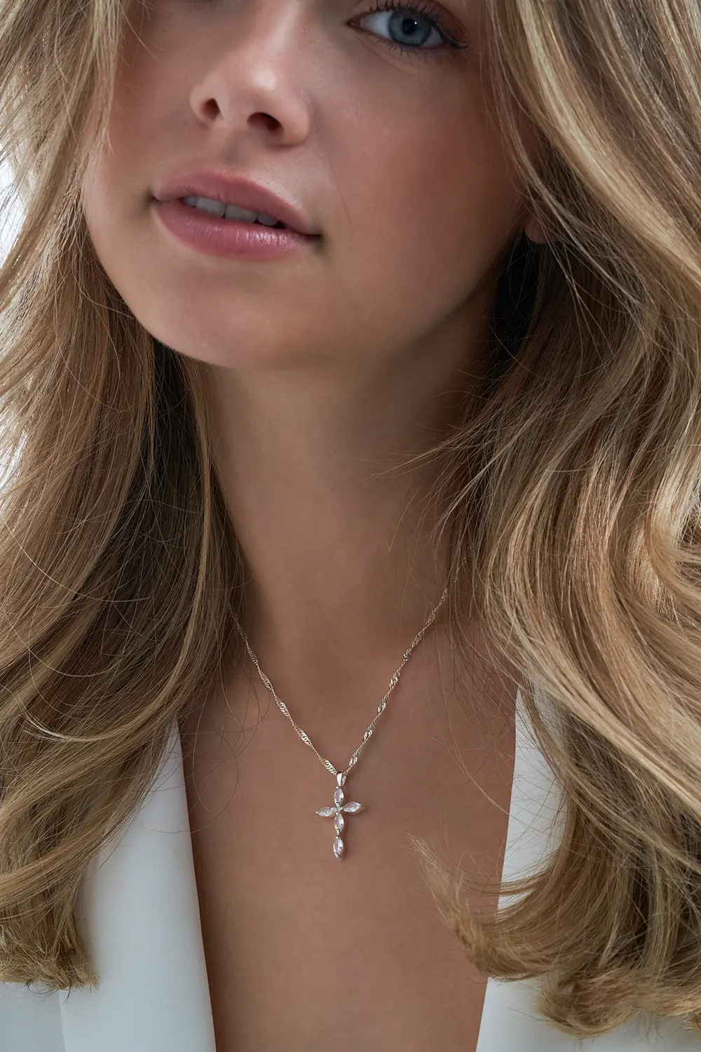 Kette - Cross of Silver