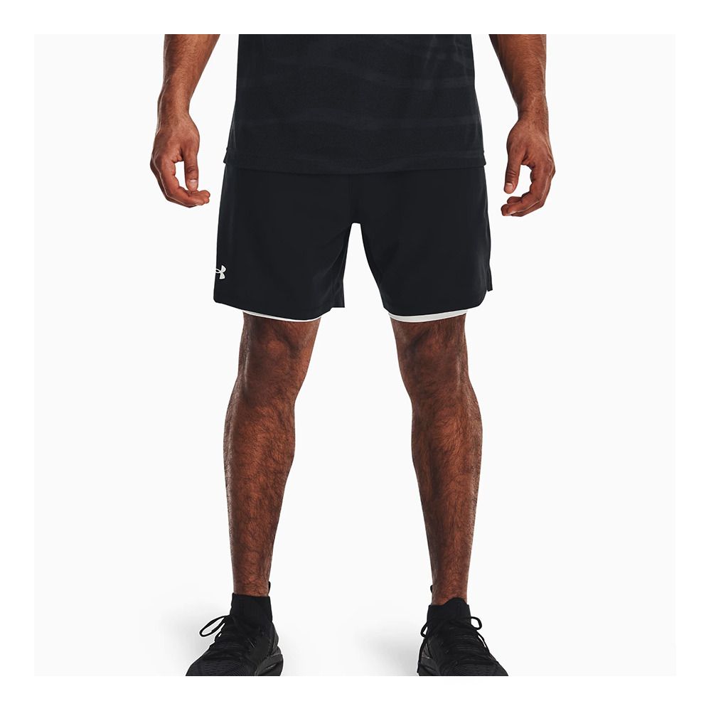 Under Armour VANISH WOVEN - Short 2 en 1 Homme black