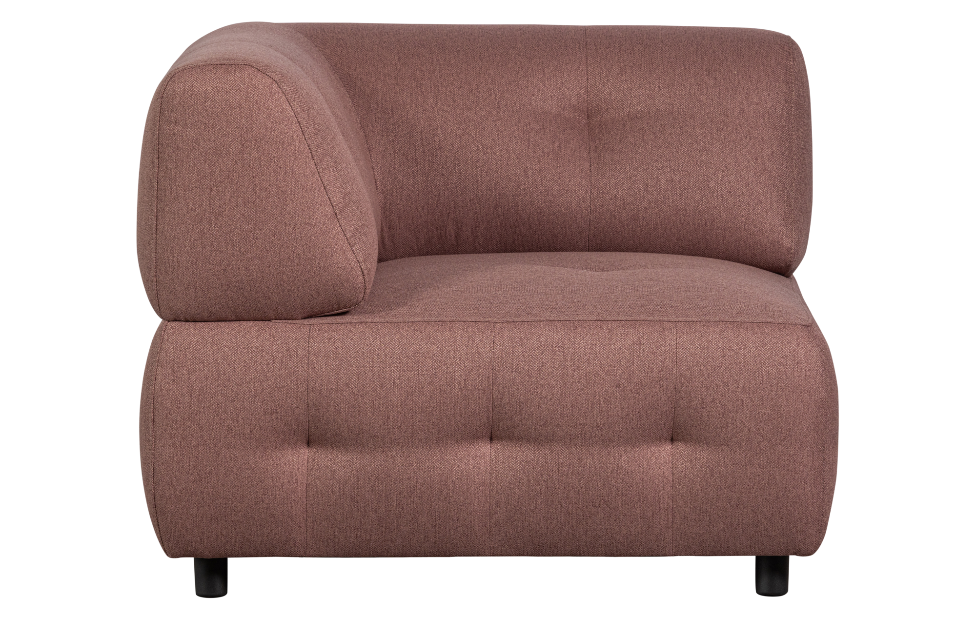 Hoekelement Louis geweven stof mauve
