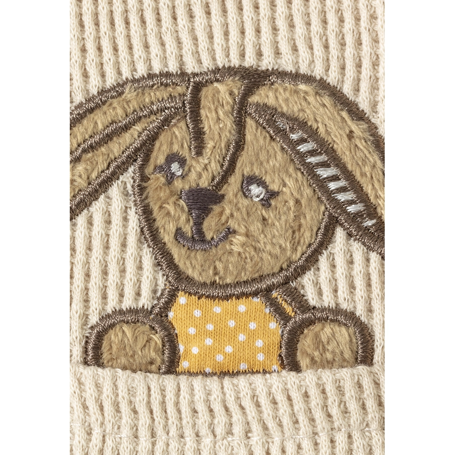 Sterntaler Kurzarm-Shirt Hase Happy beige