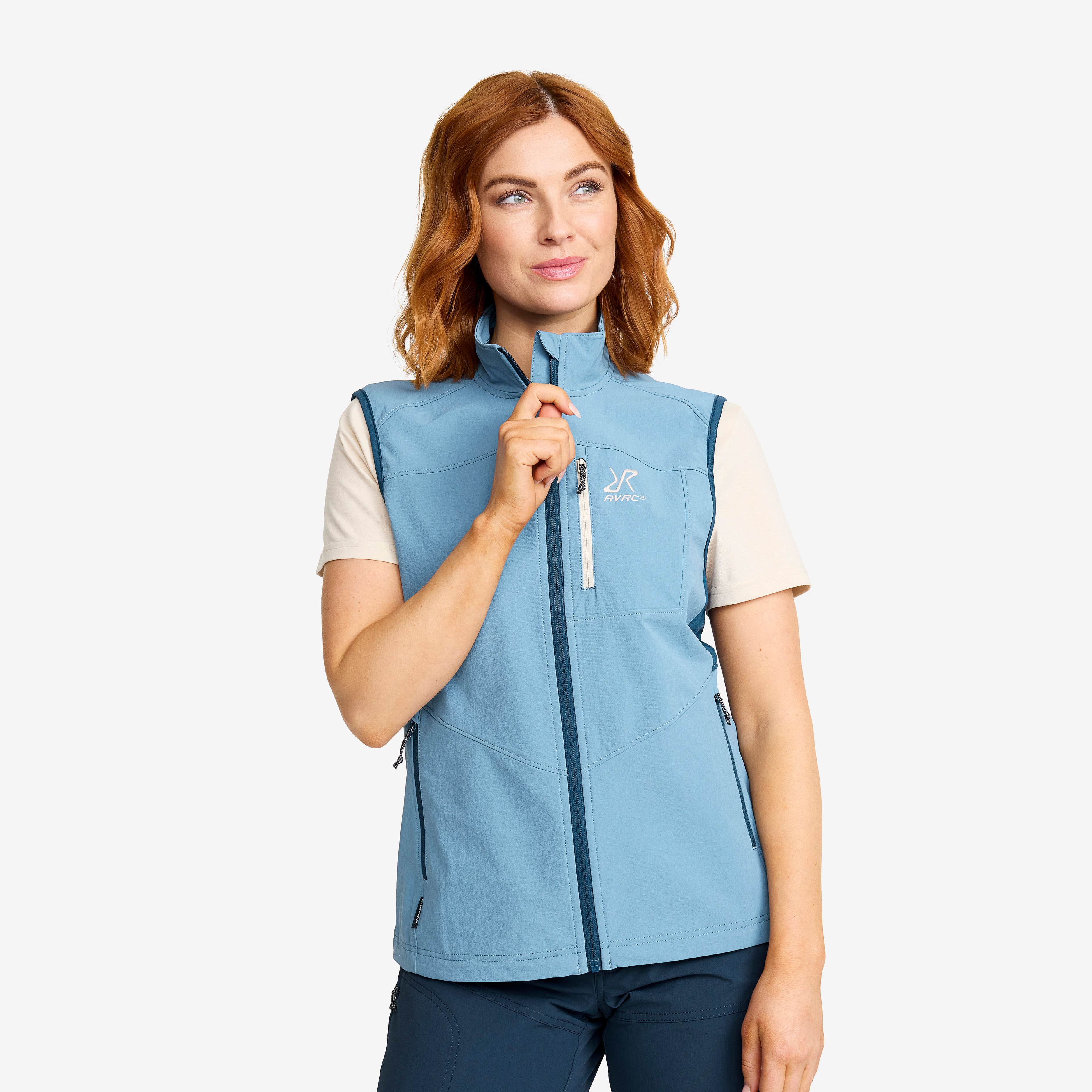 Venue Light Softshell Vest  Dame Captain's Blue/Moonlit Ocean