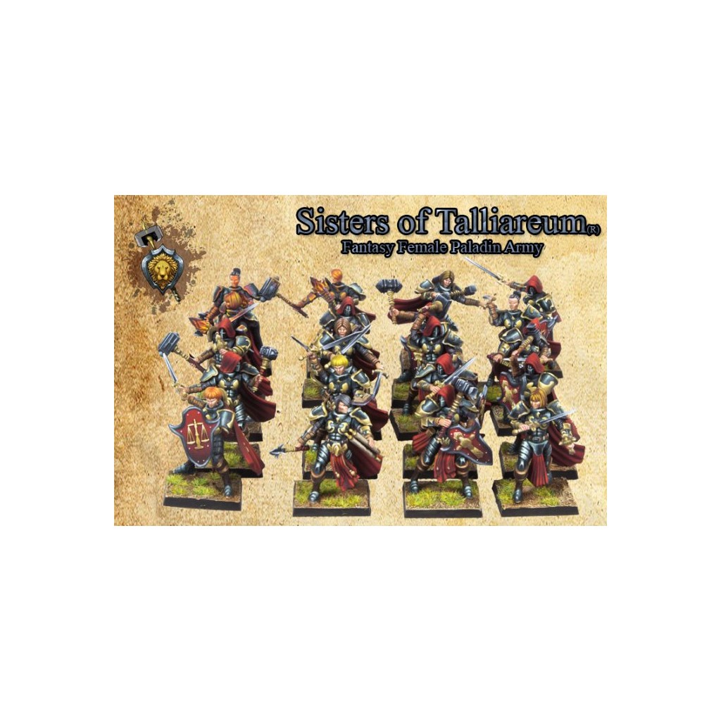 Sisters of Talliareum (female fantasy paladins)