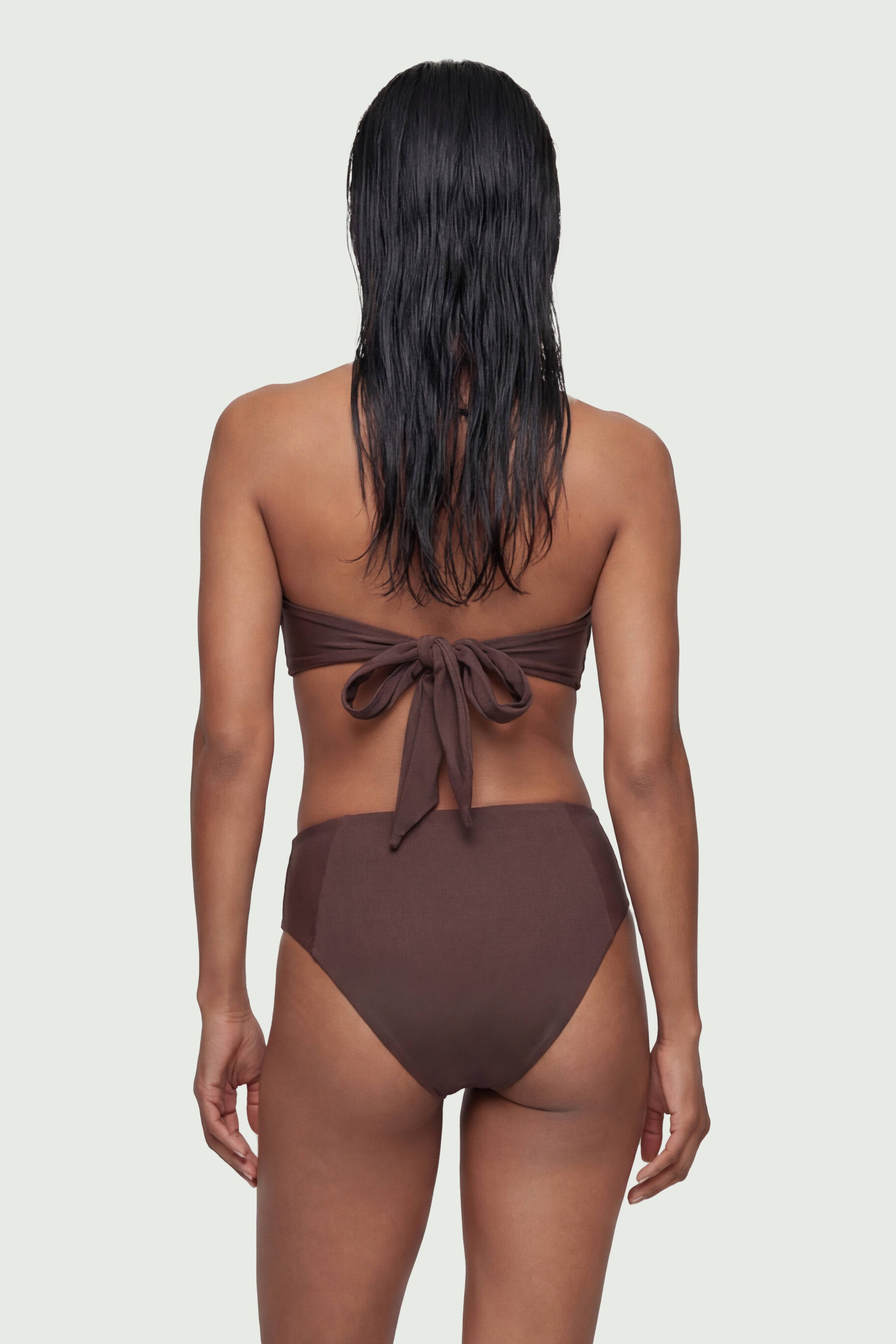 KarenMillen Bas de Bikini Taille Haute