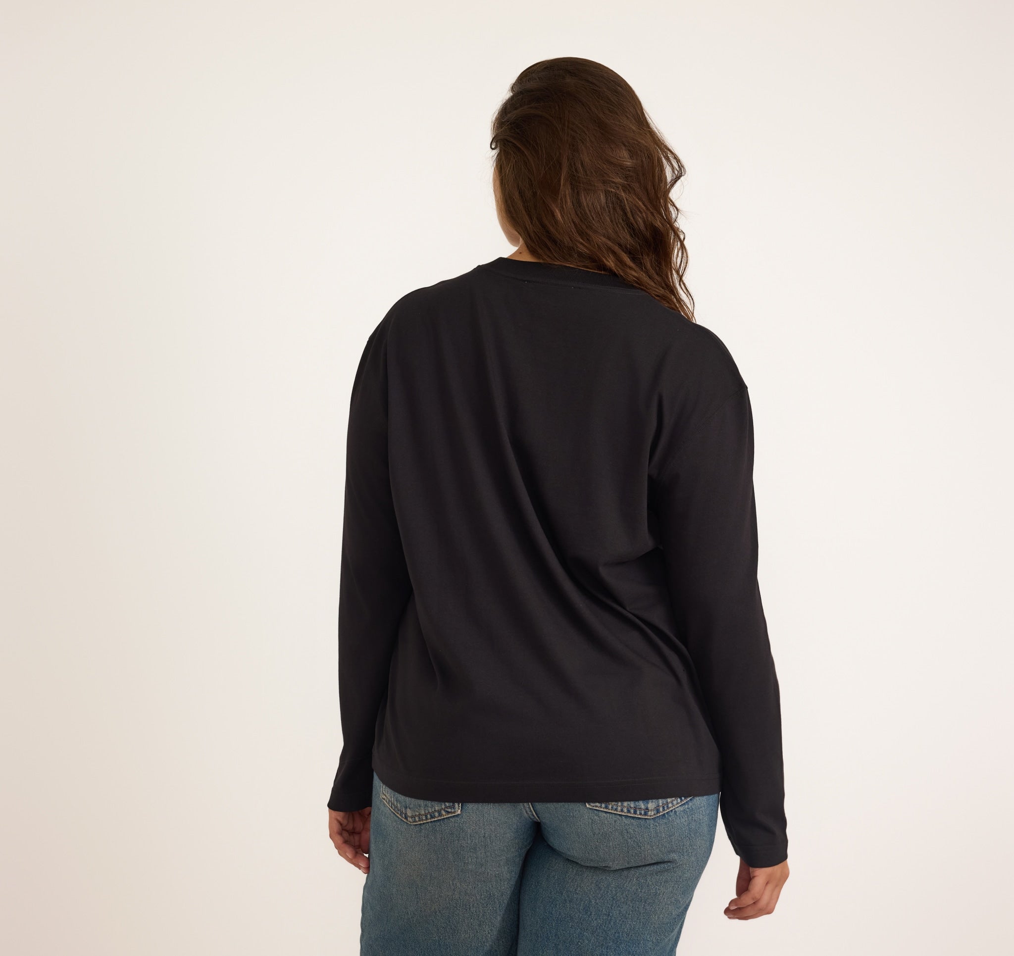 ORGANIC COTTON<br>True Heavy Boxy Long Sleeve Tee