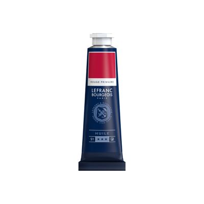 Lefranc Bourgeois - Peinture à l'huile - rouge primaire - 40 ml