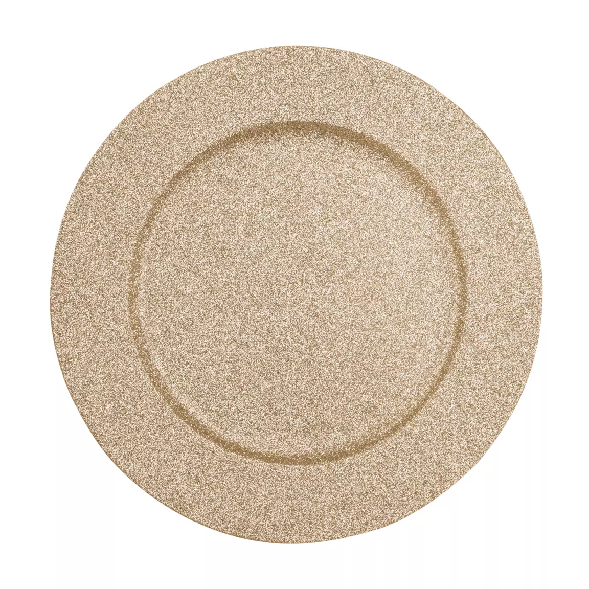 Lot de 12 dessous d'assiette Pailletées Or