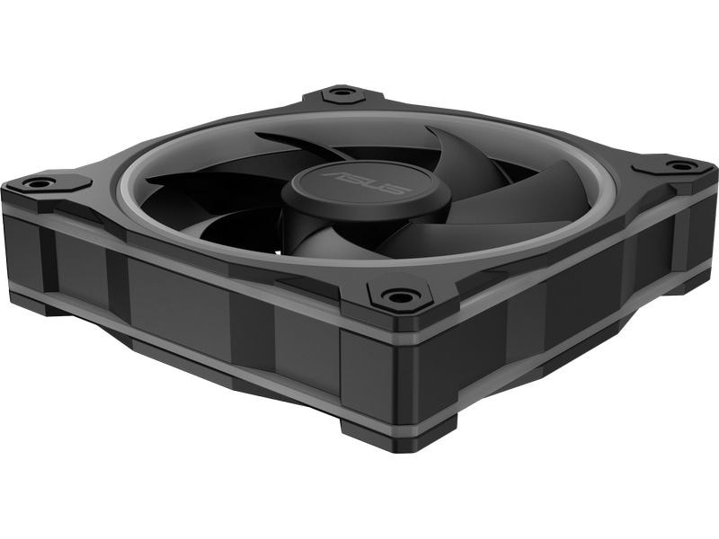 ASUS PC-Lüfter Prime MR120 Fan ARGB 3in1 Schwarz Rückseitig beleuchteter PWM-Lüfter mit umgekehrtem Luftstrom