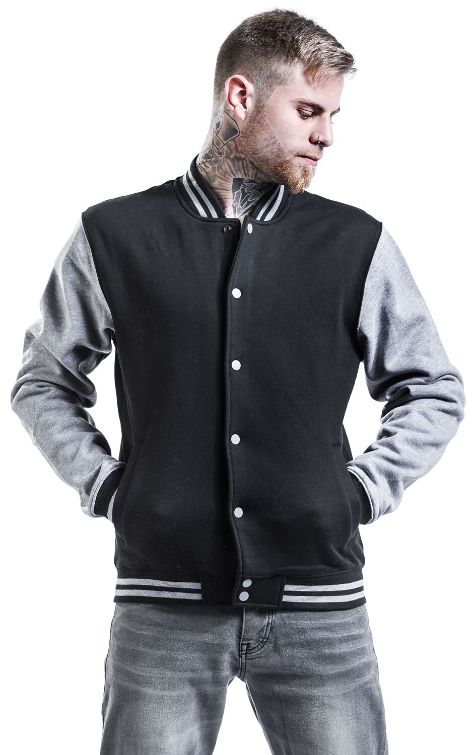Veste Américaine Bicolore | Urban Classics Veste Varsity