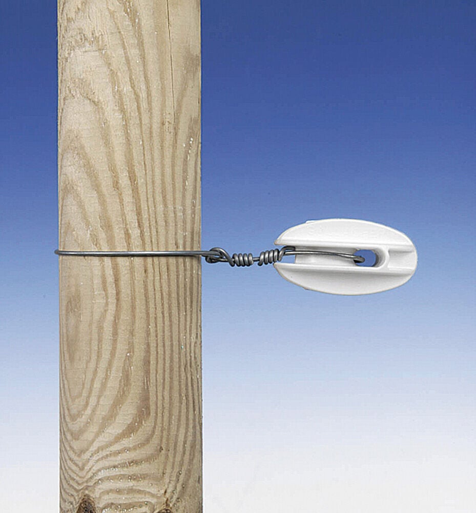 Gallagher Hoekisolator S-wit Versterkt - 20.5 cm - 100 Stuks - Wit - 39 cm