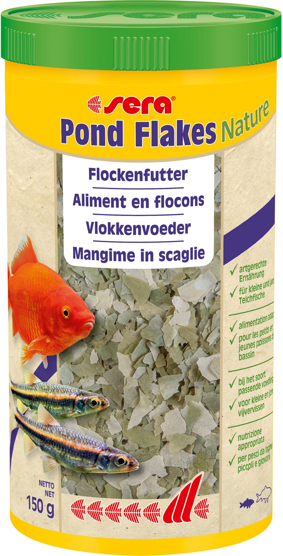 Sera visvoer Pond Flakes Nature 1000 ml