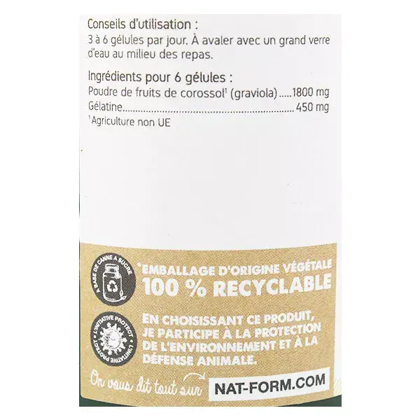 Nat & Form Original Graviola 200 gélules
