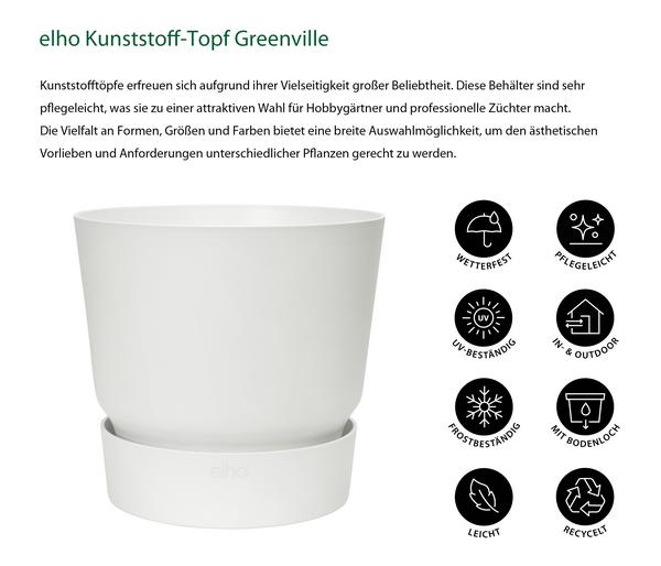 elho Kunststoff-Topf Greenville