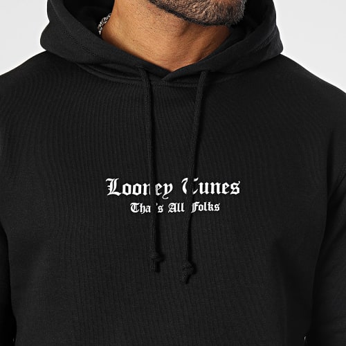 Sweat Capuche Half Bugs Bunny Graffiti Noir