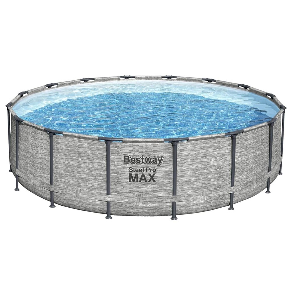 Piscine ronde power steel 488x122 cm