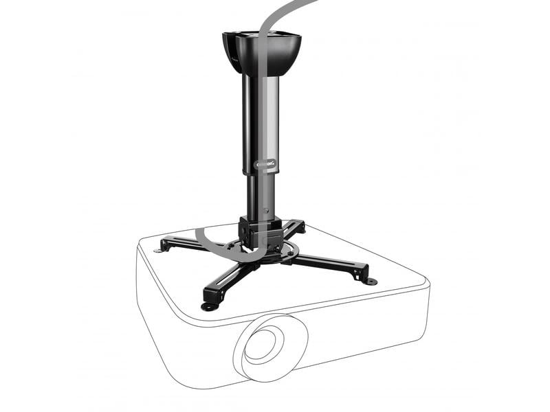 Celexon Deckenhalterung MultiCel 4060 Pro Schwarz Beamer Deckenhalterung universal