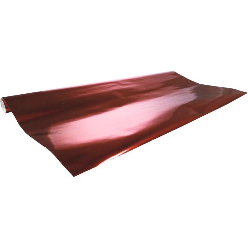 Métal. 1 face, 2x0,70m carton 10rlx Rge - Rouge