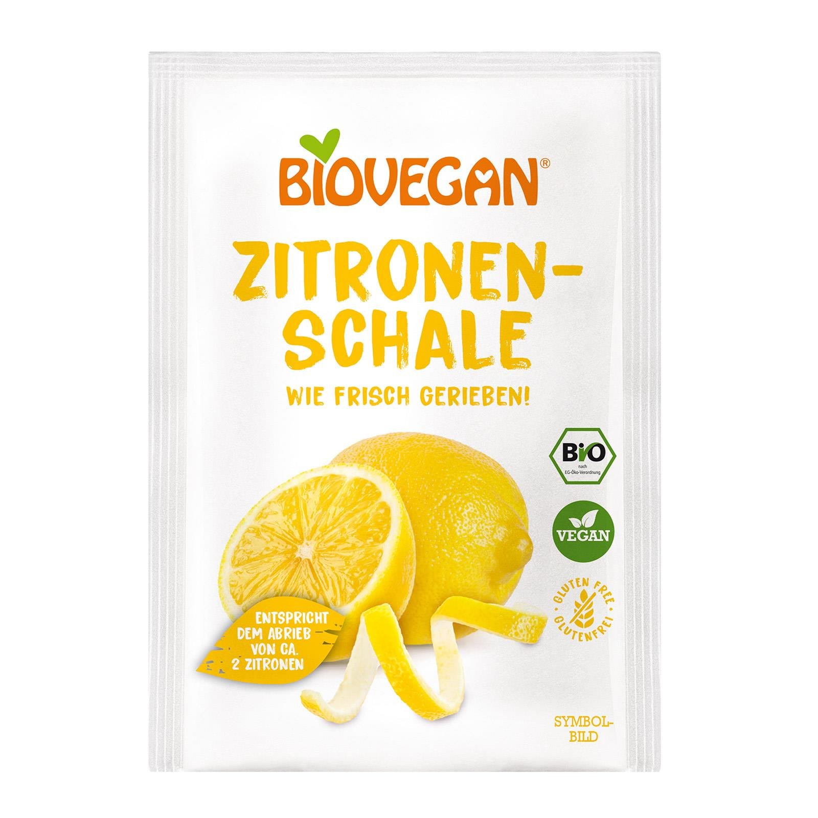 BioVegan Zitronenschale gerieben
