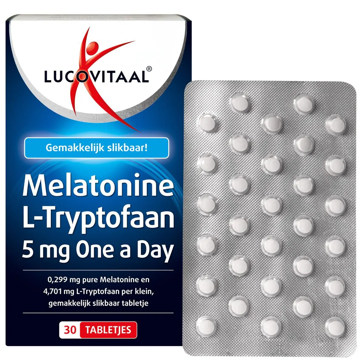 Melatonine L-Tryptofaan 5 mg 30 tabletten
