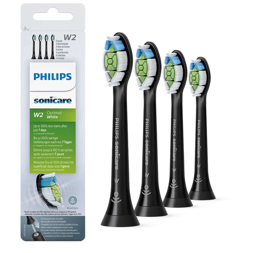 Philips - Sonicare Optimal White Udskiftningshoveder 4 Pak (HX6064/11)