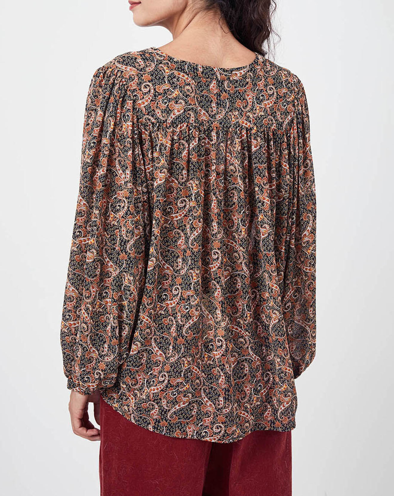 See u Soon Chemise Chérimole imprimée noir/marron