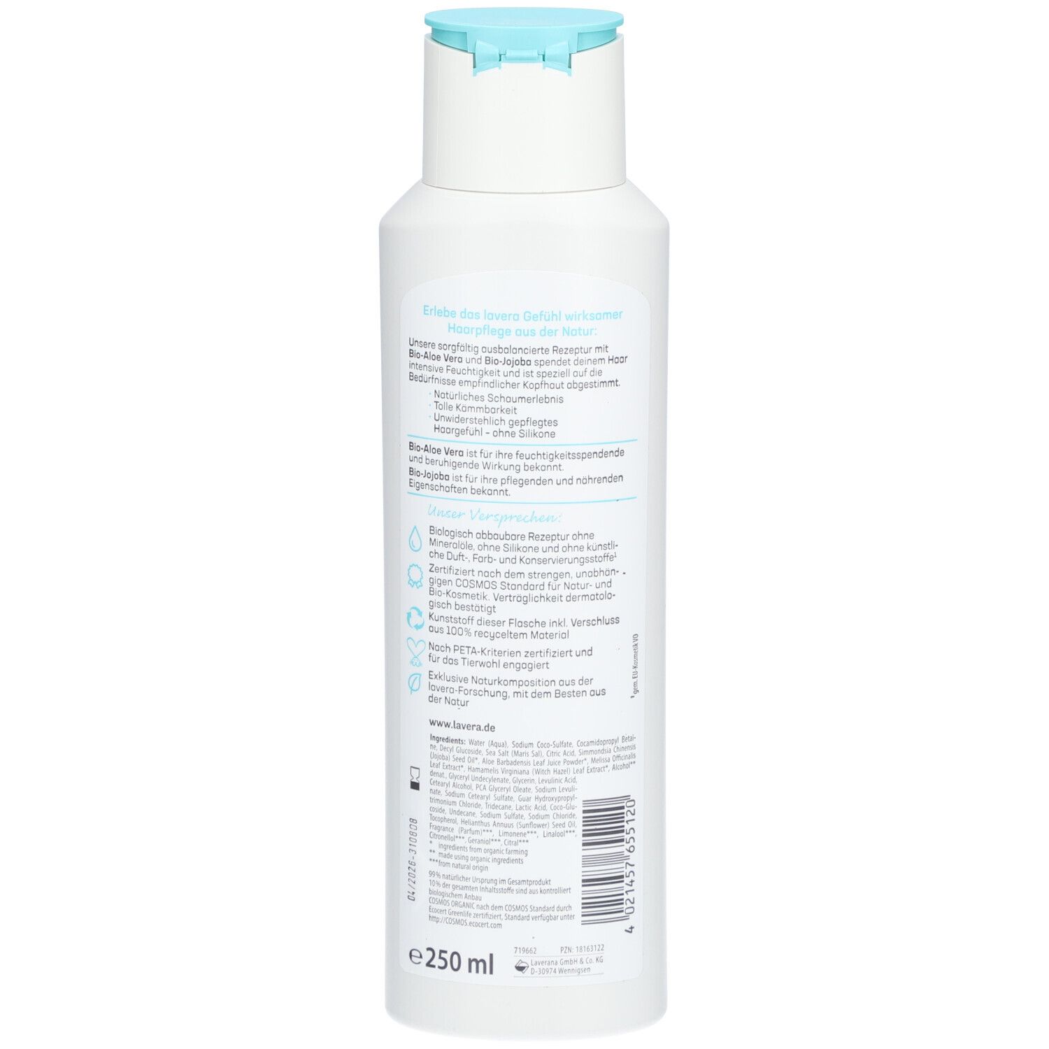 lavera basis sensitiv Pflegeshampoo Feuchtigkeit & Pflege