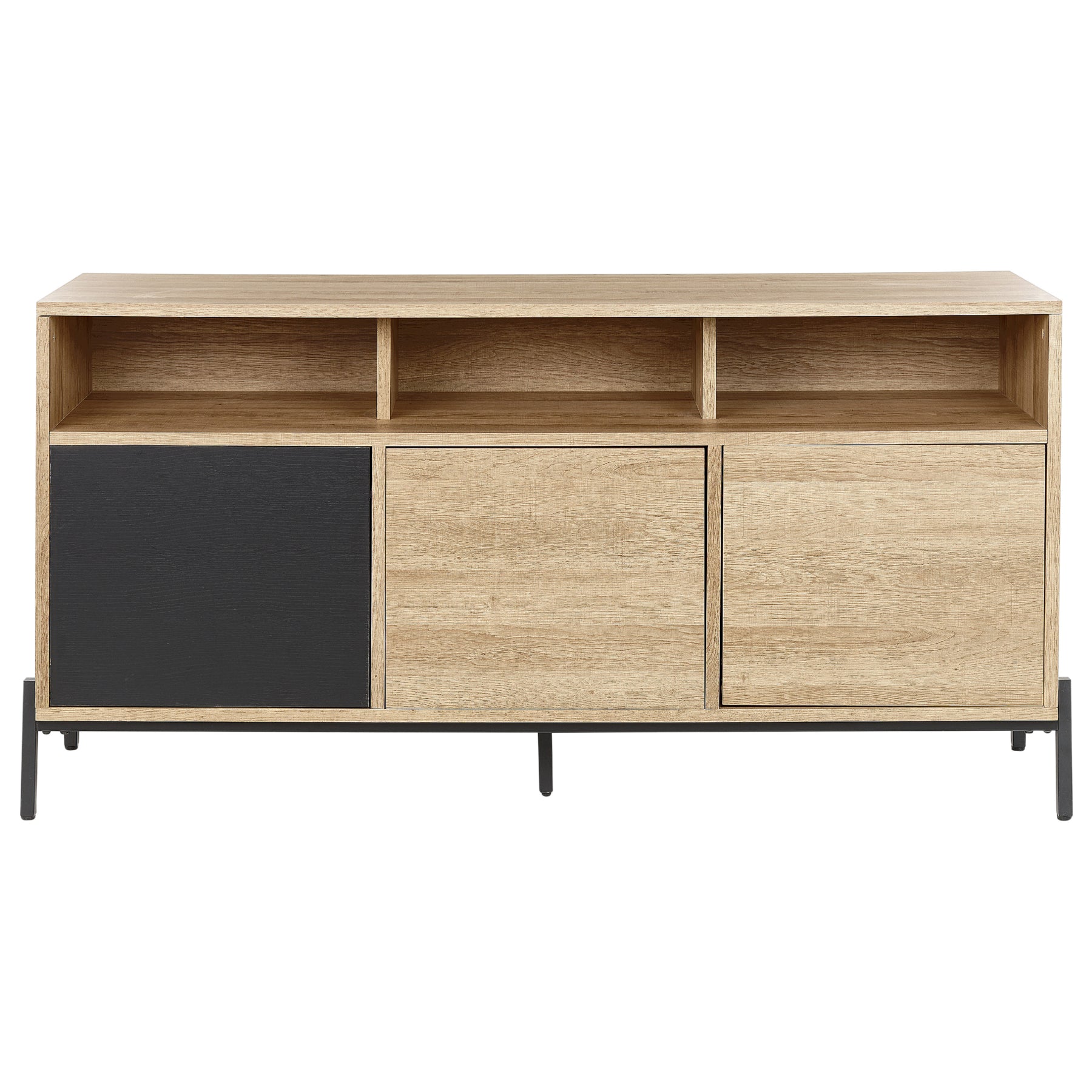 Beliani - MOINES - Consoletafel - Lichte houtkleur - MDF
