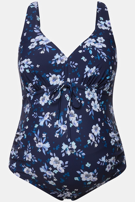 Bellieva Badeanzug, Umstandsmode, Softcups, Blüten Print