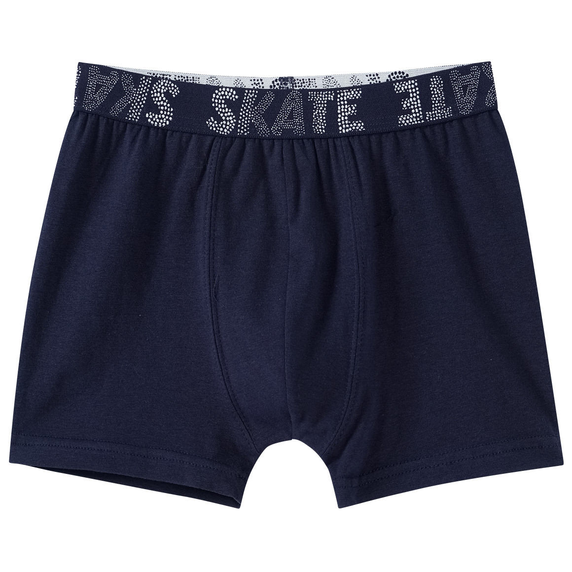 Yigga 3 Jungen Boxer mit Webbund blau / dunkelblau / graugrün