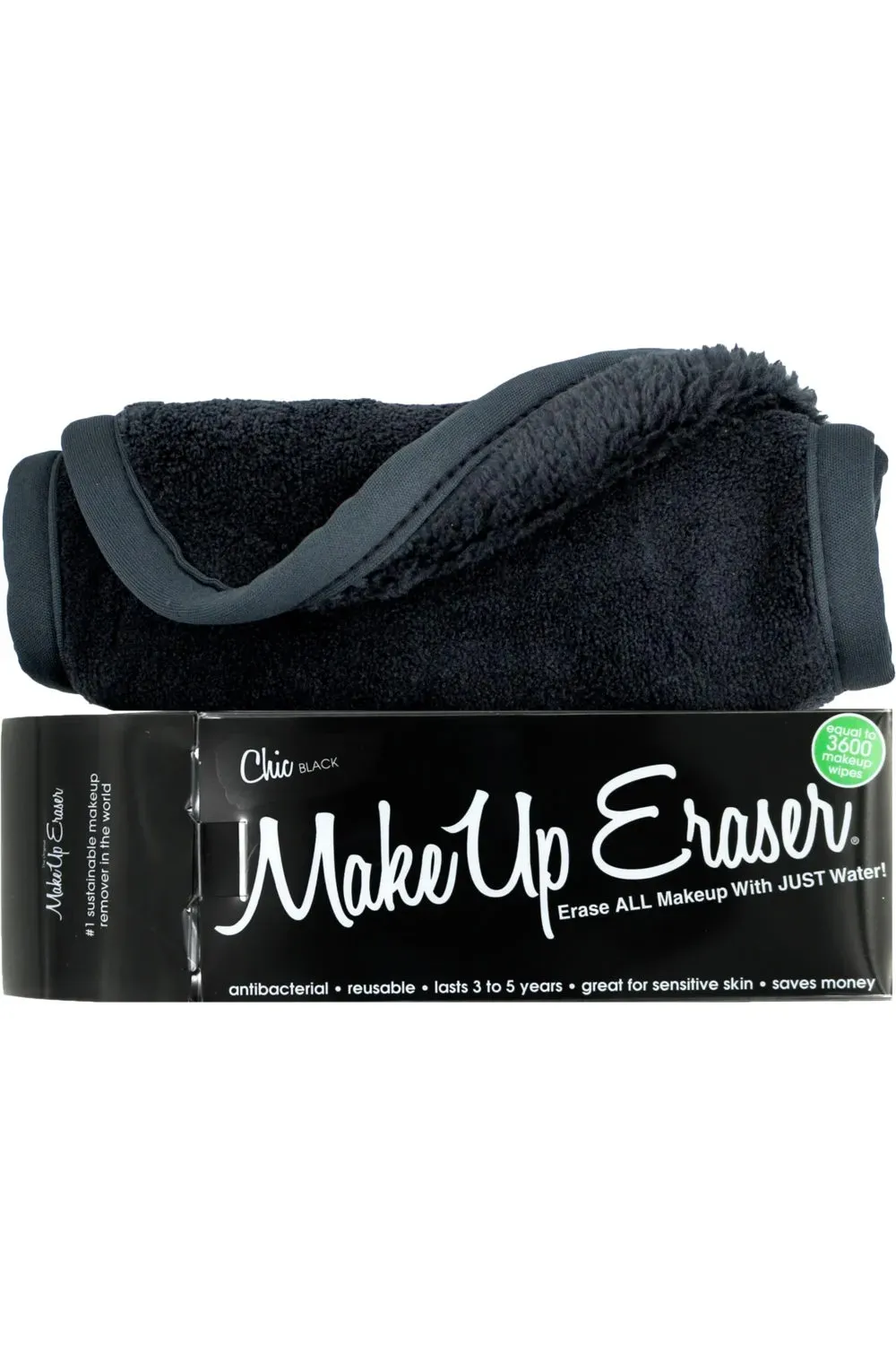 Makeup Eraser Serviette démaquillante réutilisable Chic Black