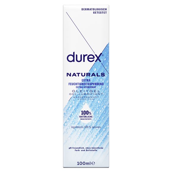 DUREX Naturals Gleitgel<br>100 ml, Tube, Gel, Extra feuchtigkeitsspendend