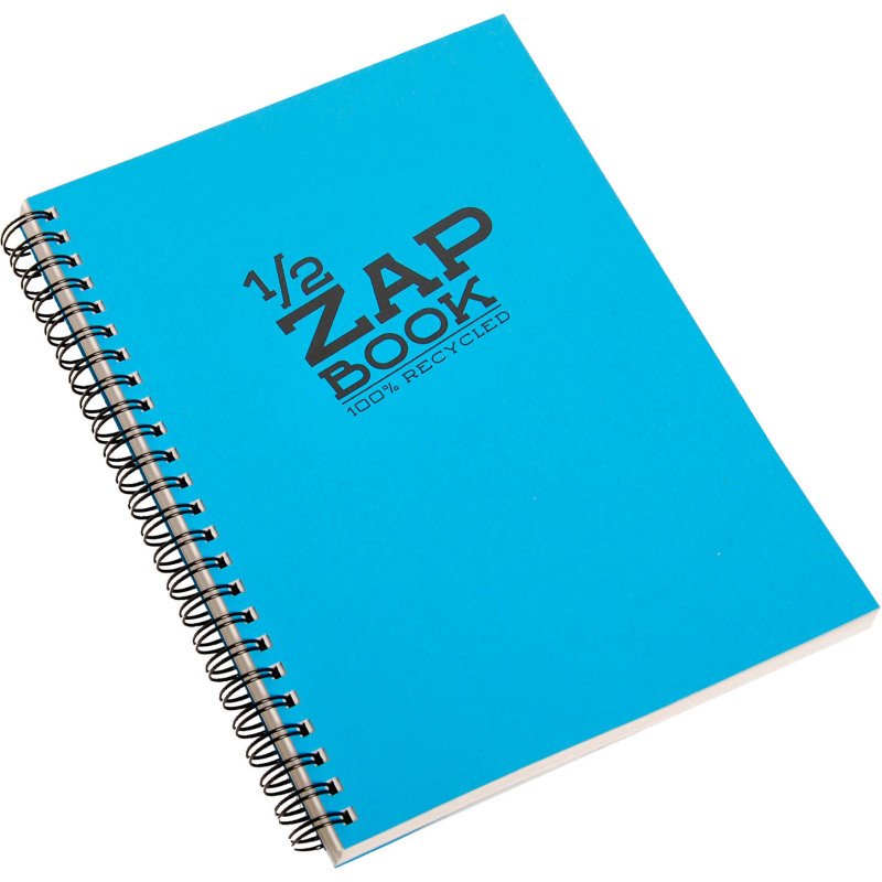 Carnet spirale Zap Book Clairefontaine A5 coloris aléatoire uni 160 pages