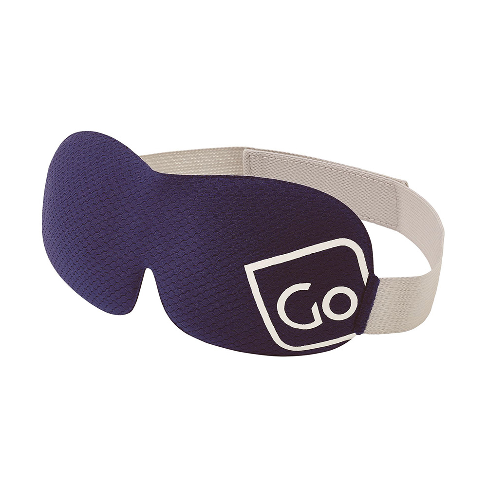 The Dreamer Eye Mask Elastische Augenmaske Licht Blockierende Schlafmaske mit Ohrstöpselhalter (733.301) - Dunkelblau