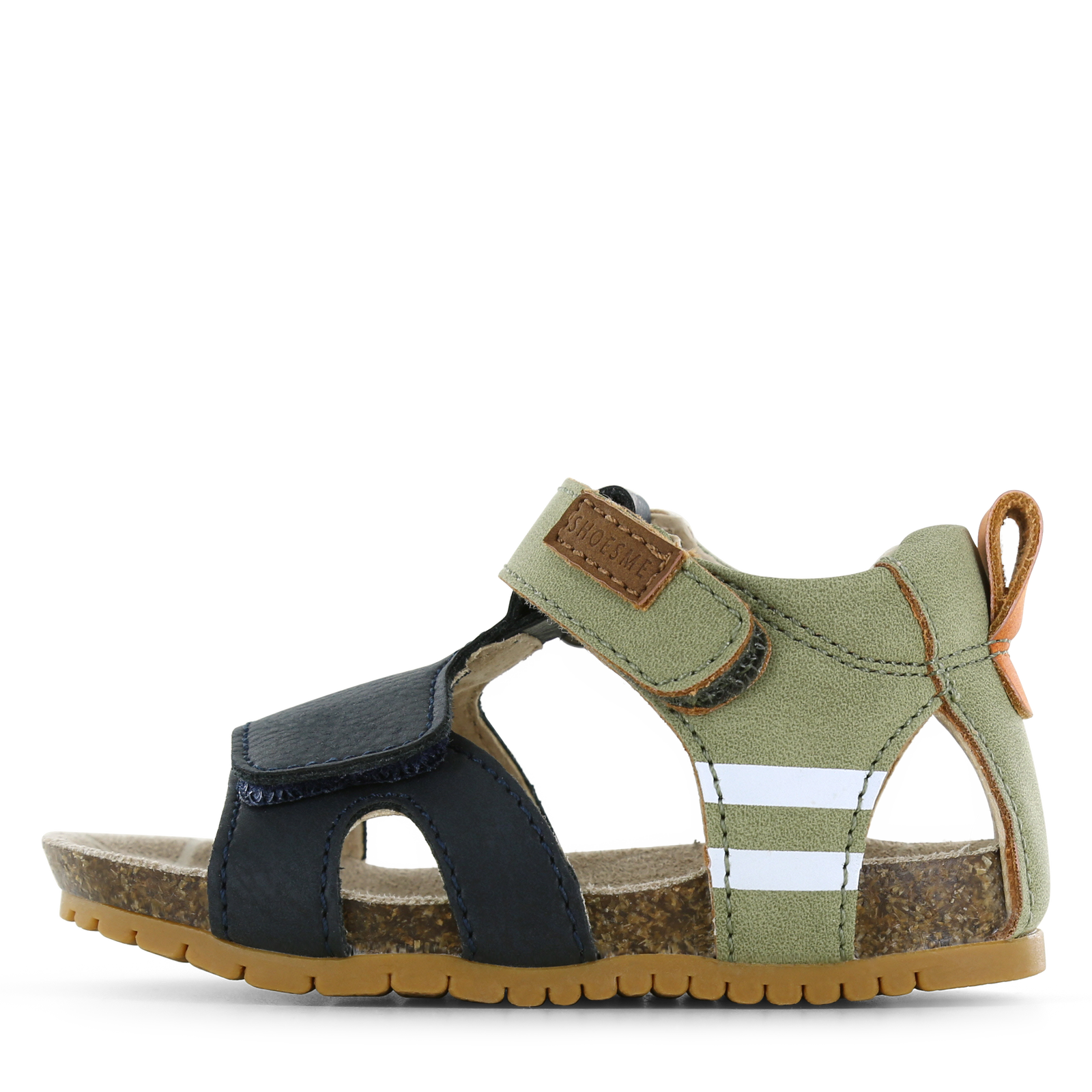 Shoesme donkerblauw-groen sandaaltje Microleer | Jongens schoenen