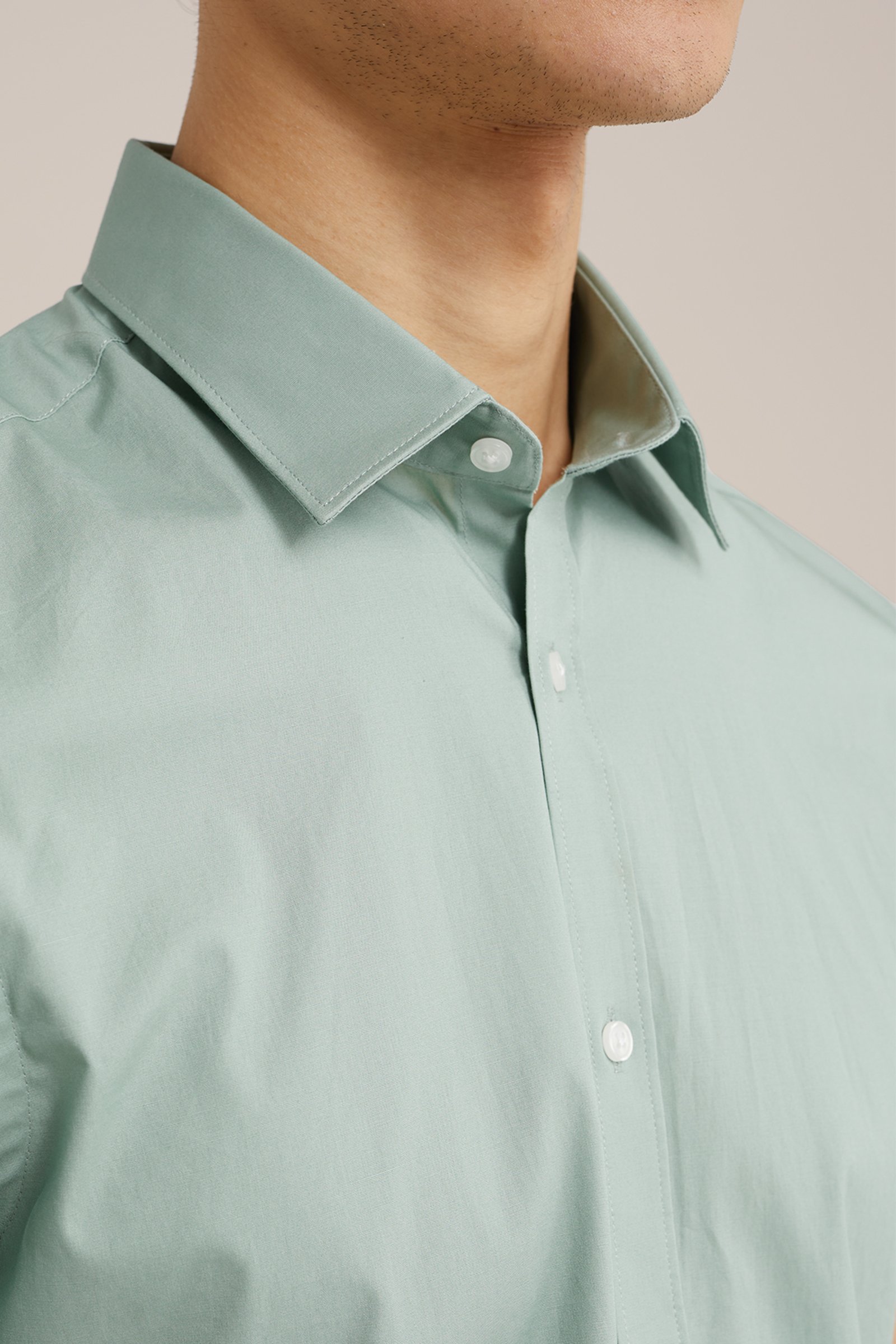 tall fit overhemd WE Fashion Lichtgroen