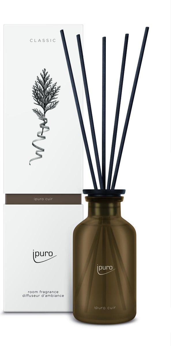 Ipuro geurstokjes Classic Cuir 240 ml